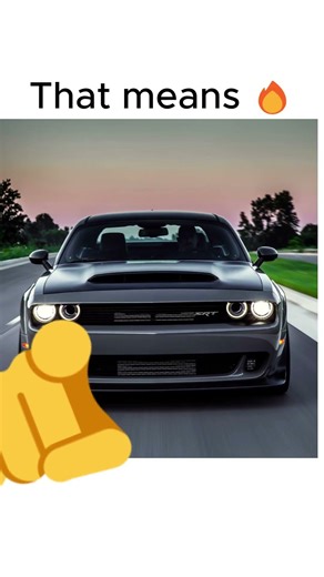 Tesla picking on Challenger be like... #cars #shorts #funny