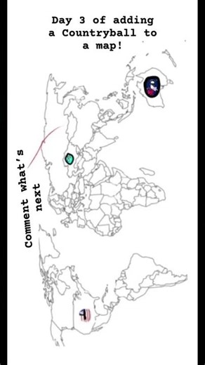 Day 3 of adding a Countryball to a map #mapping #fyp #ostdeutschland #fypシ