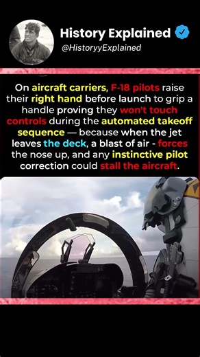 THE REAL REASON NAVY PILOTS RAISE THEIR HAND BEFORE LAUNCH