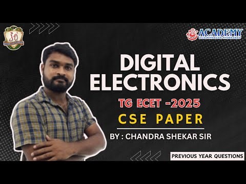 Digital Electronics TS ECET 2025(CSE) Questions Analysis & Solutions | SREE ACADEMY ECET|