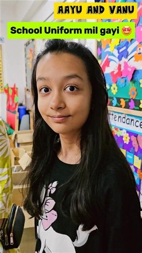Mini Vlog 660 - Finally School Uniform Mil Gayi 🤩😃 #aayuandvanu #shorts #ytshorts #school #trending