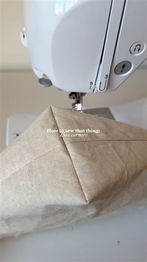 @shedesignsthings | Want perfectly matched box corners? This is the trick to use so everything lines up easily🪡 Saw this originally from @notches_sewing and I... | Instagram