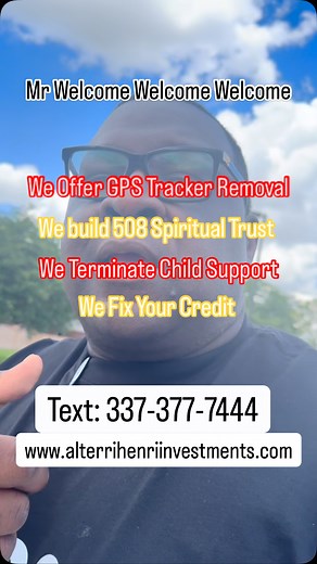 66 reactions · 13 shares | GPS Tracker Removal, We Build Trust Funds, We help Terminate Child Support, We Fix Your Credit - Etc. Etc. Text: 337-377-7444 | Alterry Henry | Facebook
