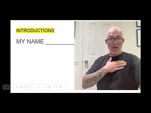 ASL 1 - Unit 1 - Lesson (Part 1)