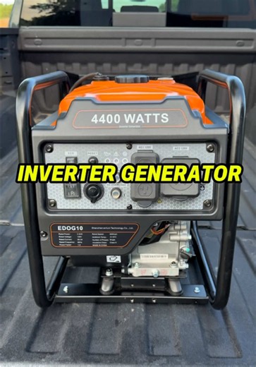 Inverter generator that will power your home essentials during an unexpected emergency. #emergency #generator #camper #invertergenerator