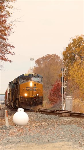 Craig Hensley | Oh deer, that was a close one! CSX ES44AC #939 leads a short manifest train through Westland, MI. #railroad #railway #train #rail #reels... | Instagram