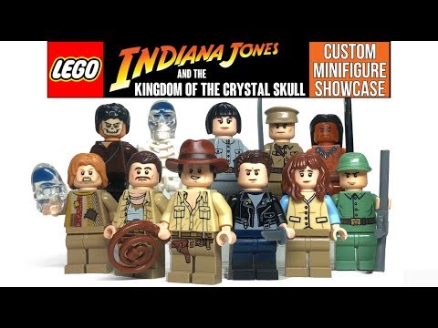LEGO Indiana Jones and the Kingdom of the Crystal Skull Custom Minifig Showcase