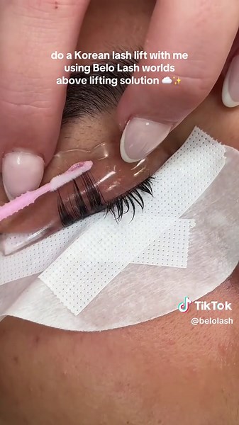 Korean Lash Lift Tutorial Using Belo Lash Solution