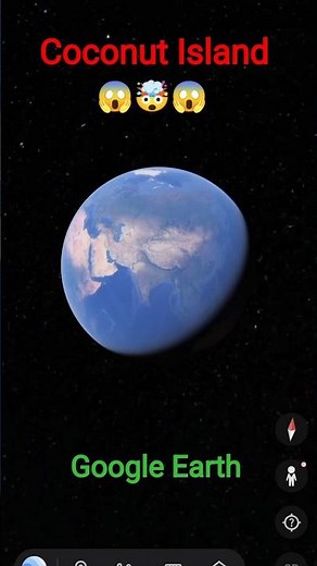 Google Earth: Explore Coconut Island | Beautiful Island View on Satellite #googleearth #mystery