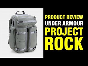 Men's UA Pro Series Rock Backpack | Under Armour Project Rock Review