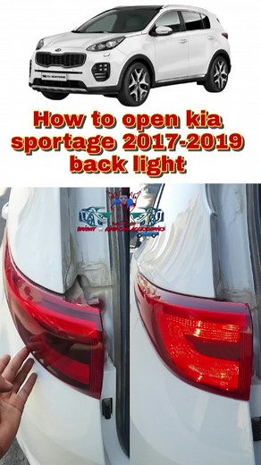 How to Open the Back Light on your Kia Sportage 2017-2019