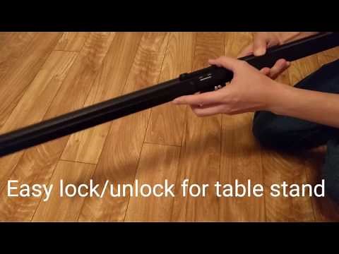 Everyone Gain Easy Carry 40inch 4:3 Mini Portable Matte White Projection Screen with Table Stand