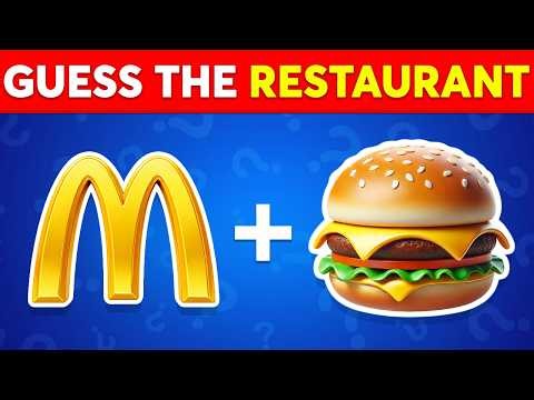 Guess the Fast Food Restaurant by Emoji? 🤔🍟🍔 Quiz Kitten