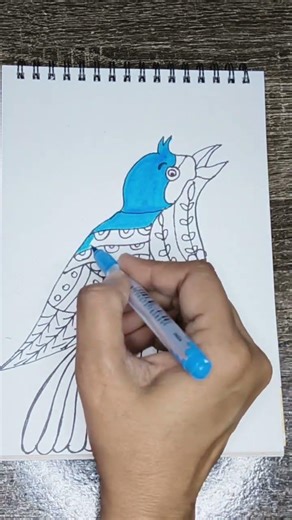 How to draw a beautiful Bird 🕊️| MANN EASY DRAWINGS