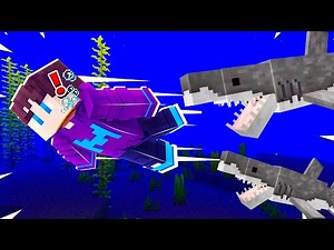 Sharks In Minecraft?! Minecraft Update Aquatic 2.0