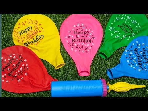 Most Satisfying Balloon ASMR 🌈 Colorful Long Balloons Stretch & Pop