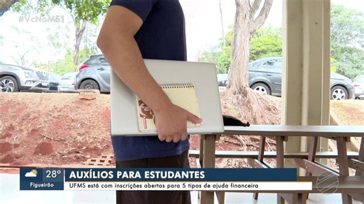 UFMS está com inscrições abertas para 5 tipos de ajuda financeira