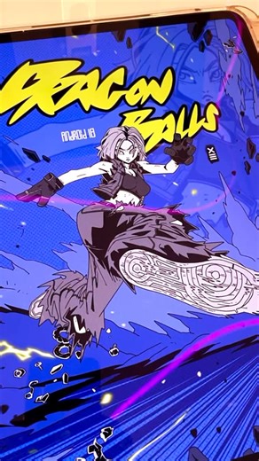 Huy Thái on Instagram: "Android 18 fan art drawing process My childhood crush from Dragon Ball ❤️✨❤️ . . . #artoftheday #artreelsvideo #artreel #drawings #lineart #android18 #dragonballsuper #dragonballfans #fanart #artreelsofinstagram #seaartist #ipadartist #drawingprocess #artinprocess"