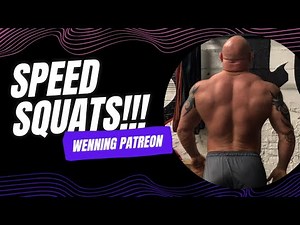 Speed squats!! Wenningstrength patreon!!
