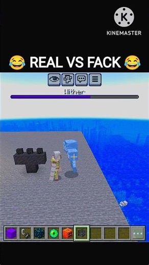 😂 REAL VS FACK 😂 IN MINECRAFT WORLD 🌎