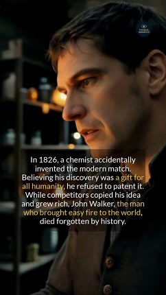 11K views · 25 reactions | The inventor of the friction match chose humanity over personal gain, leading to a forgotten legacy. #history #discovery #fact #historicalfacts | Unseen Moments | Facebook