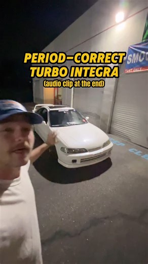 Go check out the full video on Kyle’s Era-Accurate Turbo Integra Build! Link in bio. - - - - - #acuraintegra #creamteg #vtec #integragsr #teggygang #hondaintegra #turbo #turbohonda #integra #carguys #greddy #greddyperformance #turbointegra #stututu #turbochargers | Logan Thomas