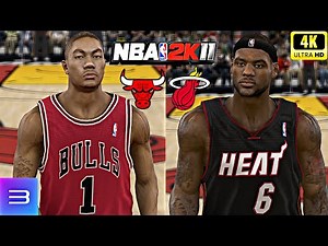 NBA 2K11 PS3 (4K60) | Bulls vs Heat | RPCS3