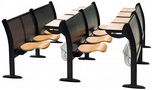 [Hot Item] Compact Wooden Student Chair with Foldable Ladder Design