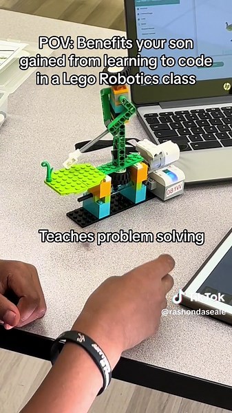 My son has learned so much while being enrolled in his lego robotics class. We love fo expand his skills and expose him to different activities. #kidcoder #legorobotics #stem #stemclass #codingclasses