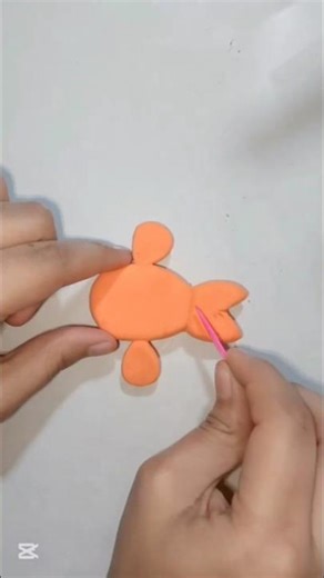 how to make fish with clay🐟 #clay #diy #flavorfulminiatures #craft#diypolymerclay#shorts #shortvideo
