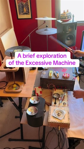 Here’s an exploration of the Excessive Machine, a modular electro-acoustic instrument based mostly around sound boxes I’ve built. I’ve used it on a few albums and theatre sound designs. #composer #horror #percussion #sounddesign