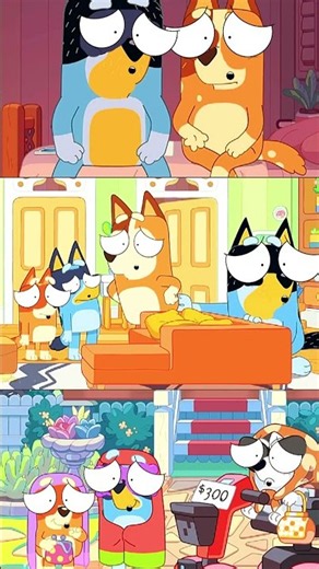 🔥🐶 Bluey.EXE Family’s Monster Adventure! #Shorts #bluey #animation #funny