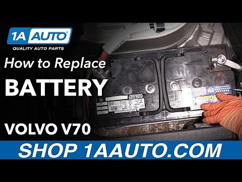 How to Replace Battery 00-07 Volvo V70