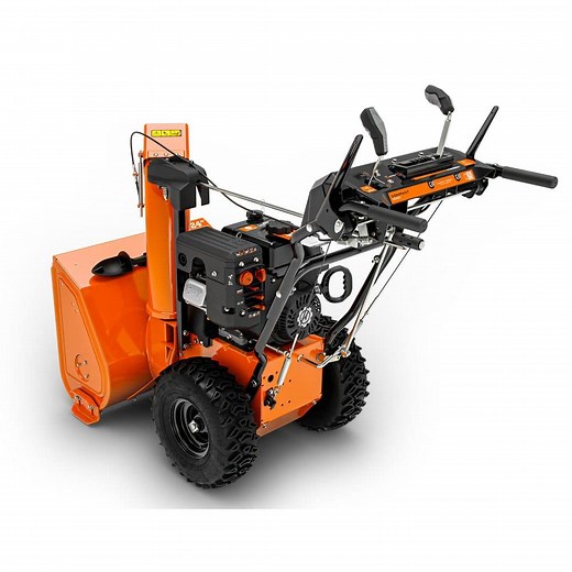 Check The Home Depot's Q&A Before Buying: Ariens Compact 24 in. 224 cc Electric Start 2-Stage Self-propelled Gas Snow Blower with Auto-Turn Steering and Headlights