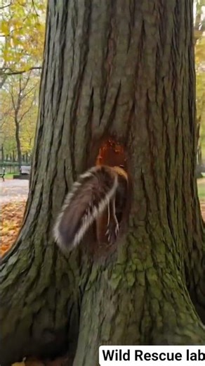 Tiny Camera Mounted on a Squirrel… What It Found in the Trees Will Surprise You 🐿️ #shorts EP 26
