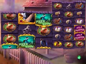 THE WIZARD OF OZ: IT'S A TWISTER Video Slot Game with "BIG WIN" RETRIGGERED FREE SPIN BONUS