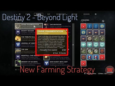 Divinity Decryption Core Fragment Farm Beyond Light Edition! - Destiny 2