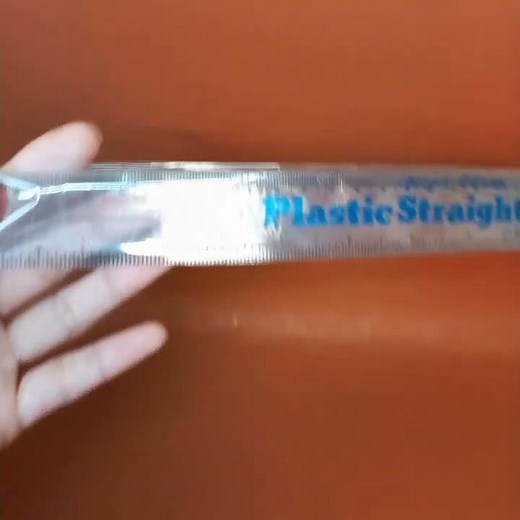 LCT plastic ruler 12 inches Use to measure length and draw straight lines. #ruler #officesupplies