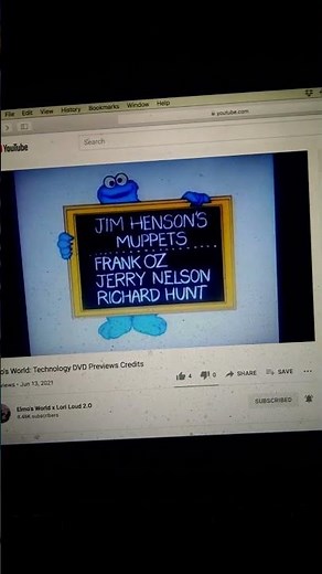 Sesame Street learning about numbers