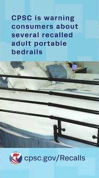 Recall Roundup: Adult Portable Bed Rails Recalled for Entrapment Hazards #cpsc #consumersafety