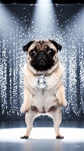 95K views · 2.7K reactions |  This pug’s got the moves — TikTok star vibes activated!  #DancingPug #TikTokStar #FunnyDoggo #PugLife #AdorableDogs #HappyVibes #FluffyJoy | Pug Lover Community | Facebook