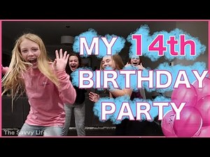 My 14th Birthday Party!! SLEEPOVER PARTY!!