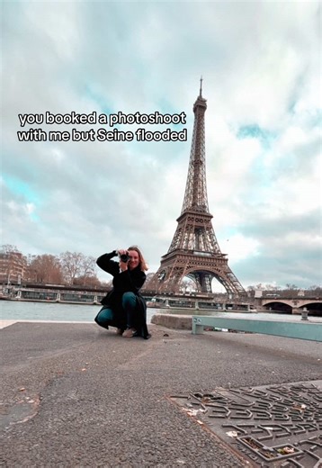 Seine flood or not, your Paris photoshoot with me is still going on, and yes the same is for the rain ✨ I have some hidden photo spots that I want to show you! 🚩Book by dm or Instagram @jonajour 📸 #parisfrance #parisphotographer #parisphotoshoot #paristravel #parisguide