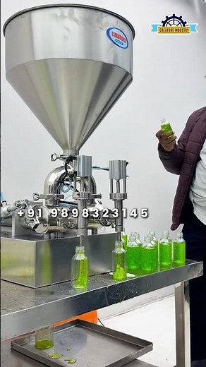 Paste Filling Machine ⚡ Fast Bottle Filling | Sauce & Cream Packaging Machine ‪@CREATUREINDUSTRY‬