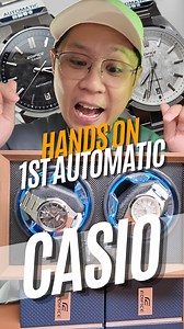 PART 60 | Hands on the newest Casio EFK-100. The first ever Automatic Casio Watch. #casioautomatic #CASIOwatch #efk100 #casio | Constantine Timepiece Collection
