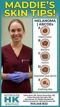 What to Expect During a Full Body Skin Check! | Melanoma ABCDEs |