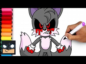 How To Draw Tails.EXE | Sonic the Hedgehog - Videos For Kids