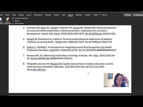 Zotero: How to Edit and Re-Order Cited References within Word Document