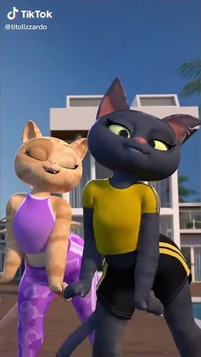 Cats Animation Dancing Tiktok || TKN