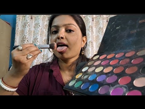 ASMR Fast Spit Painting Makeup On your face Roleplay 👅